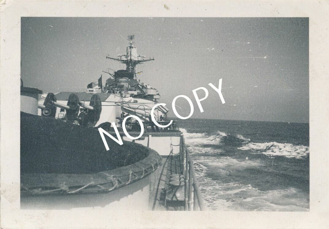 Foto WK II Italienisches Kriegsschiff Geschützturm G1.53