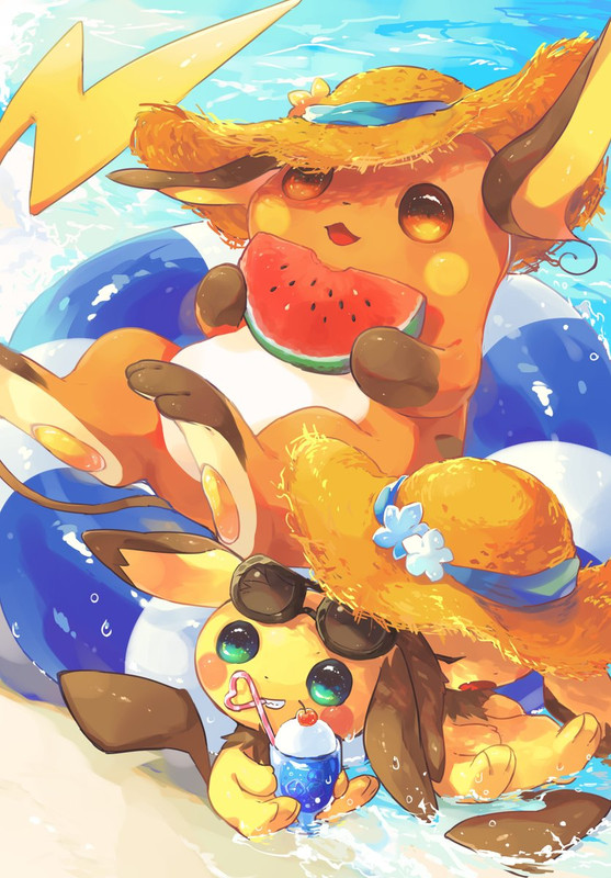 pikachu-pichu-and-raichu-pokemon-drawn-b