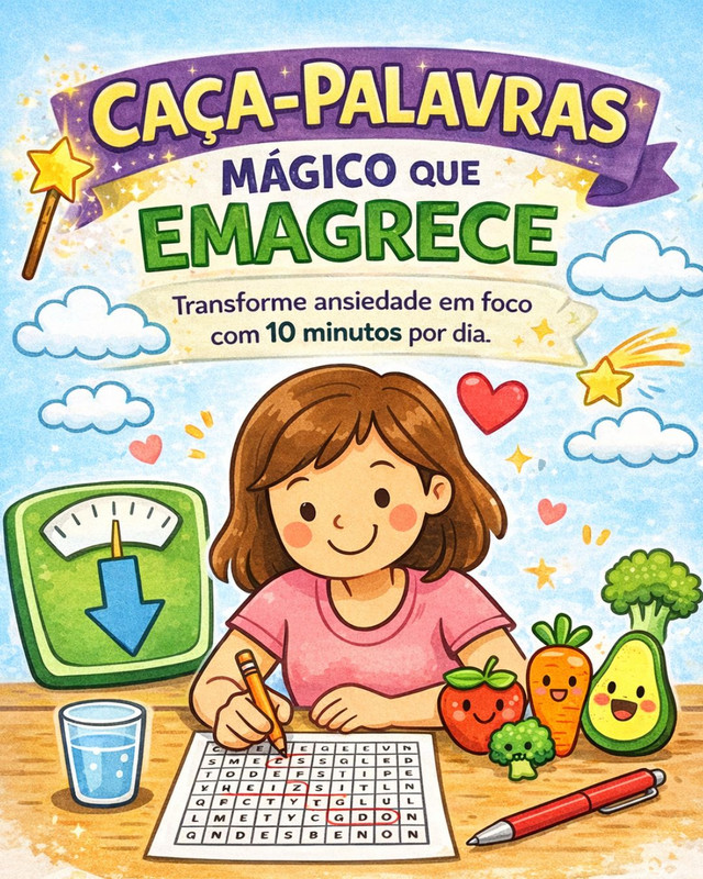 Caça-Palavras Mágico que Emagrece