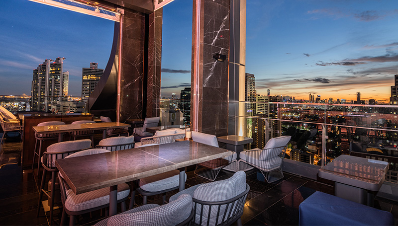Cooling Tower Rooftop Bar Carlton Hotel Bangkok Sukhumvit