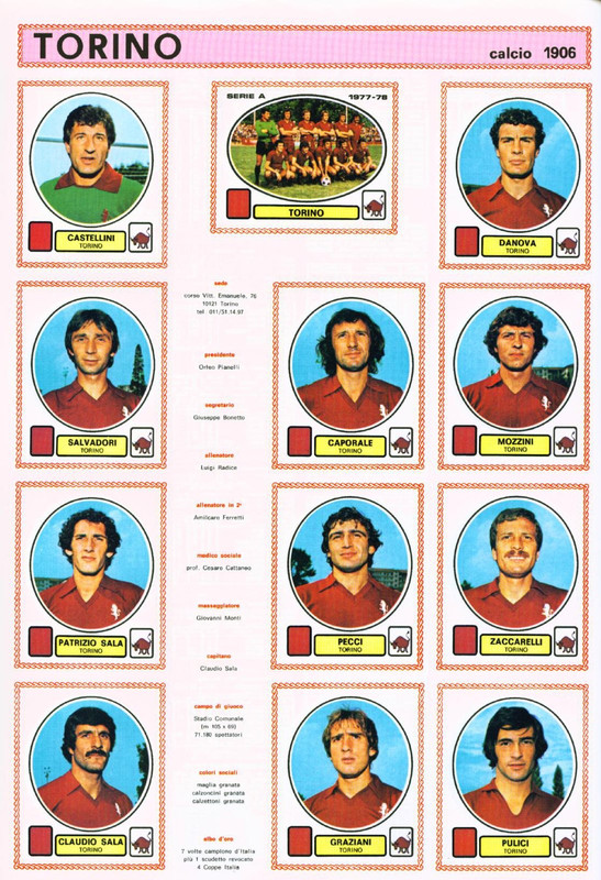 Panini Calciatori 1977-78 Napoli 11 Scudetto - Vignette Rare épuisée