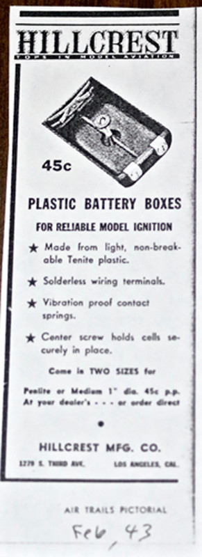 Hillcrest Ad Air Trails Feb 1943 b
