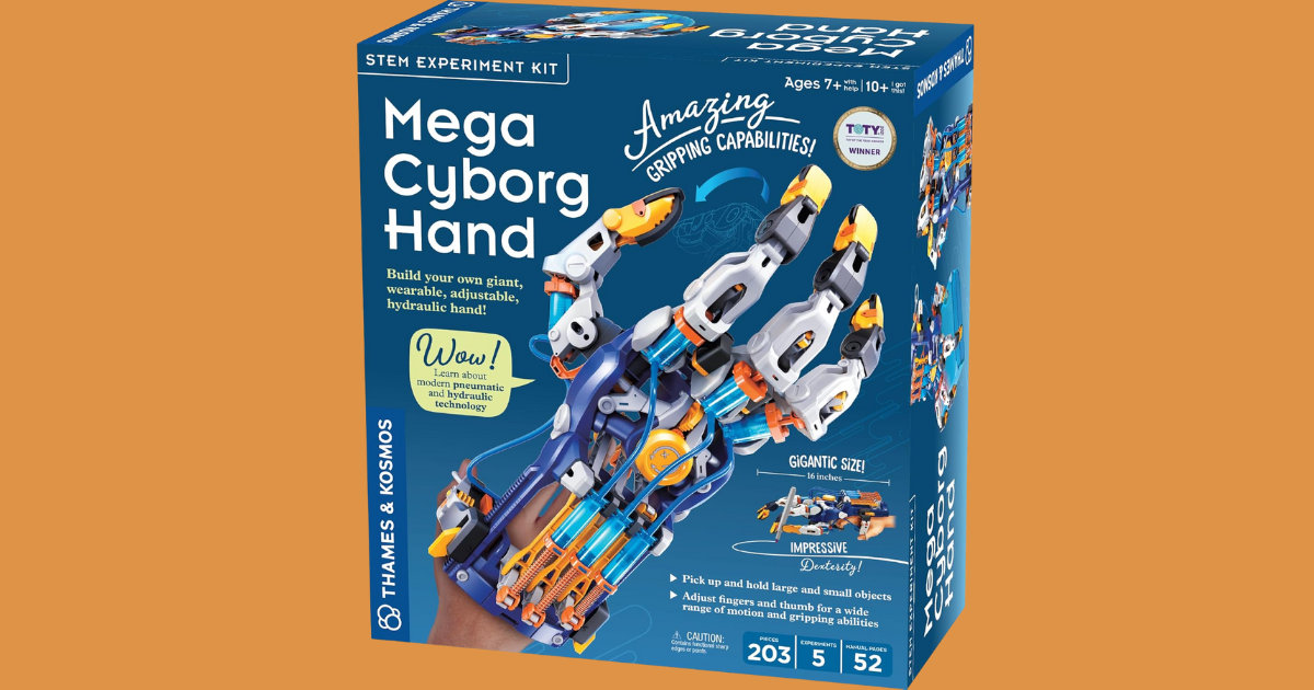 Thames & Kosmos Cyborg Hand Kit: Only .xx on Amazon (65% Off)! Thames & Kosmos Cyborg Hand Kit: Only .xx on Amazon (65% Off)!