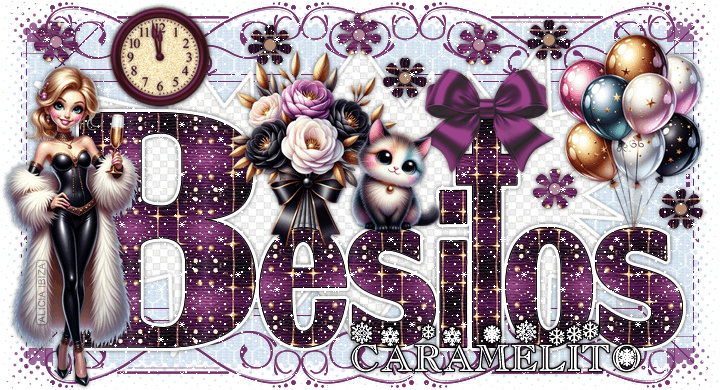 Besos Celebrant Any Nou caramelito