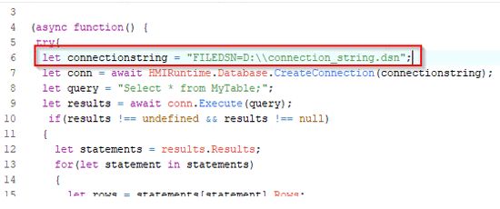 access a Microsoft SQL Server database via the WinCC Unified access a Microsoft SQL Server database via the WinCC Unified