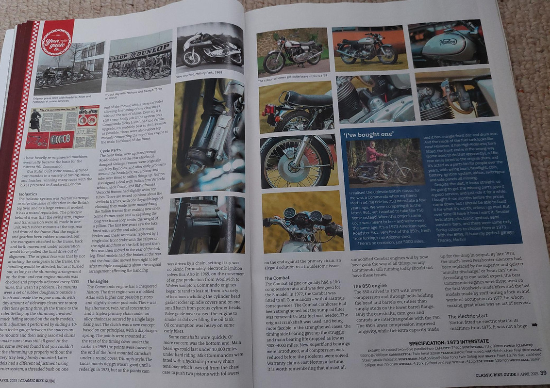 Commando (and F1) in this months CBG mag