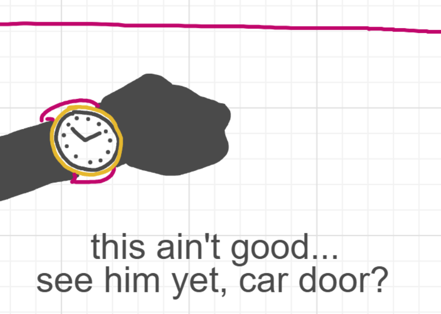 A panel from The Prime Number Few, episode eight of the Board Boards object show by Furretwalk/WalkingFurret.