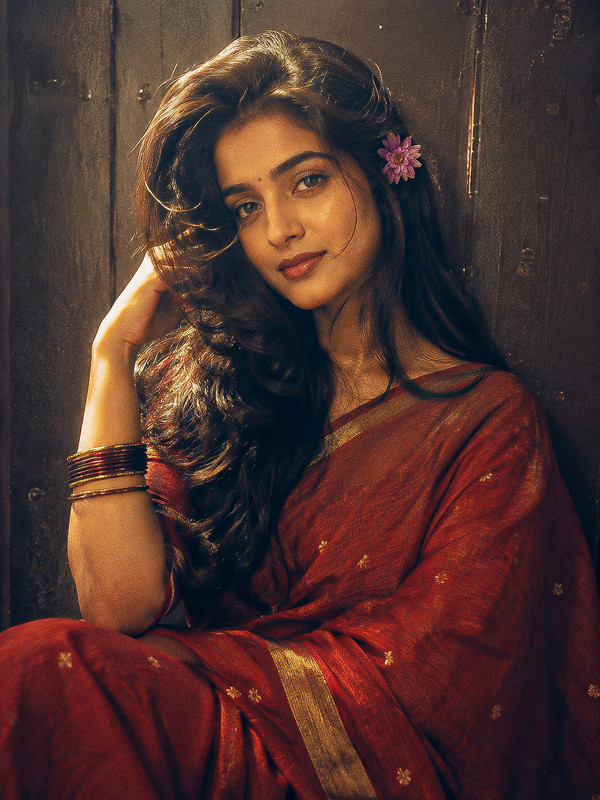 Dreamy 90s Saree Cinema | PromptGet
