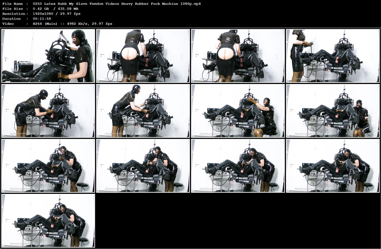 0250 Latex Rubb My Slave Femdom Videos Heavy Rubber Fuck Machine 1080p.mp4