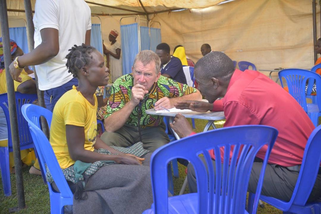One-on-one patient consultations during Esuubi community outreach