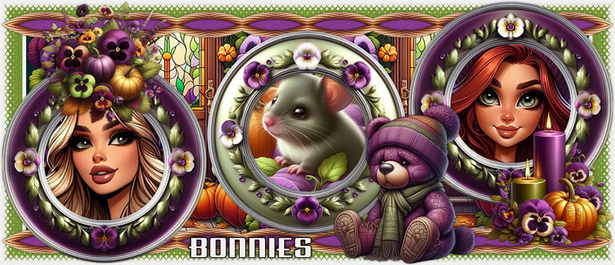 Pensamientos y Calabazas bonnies