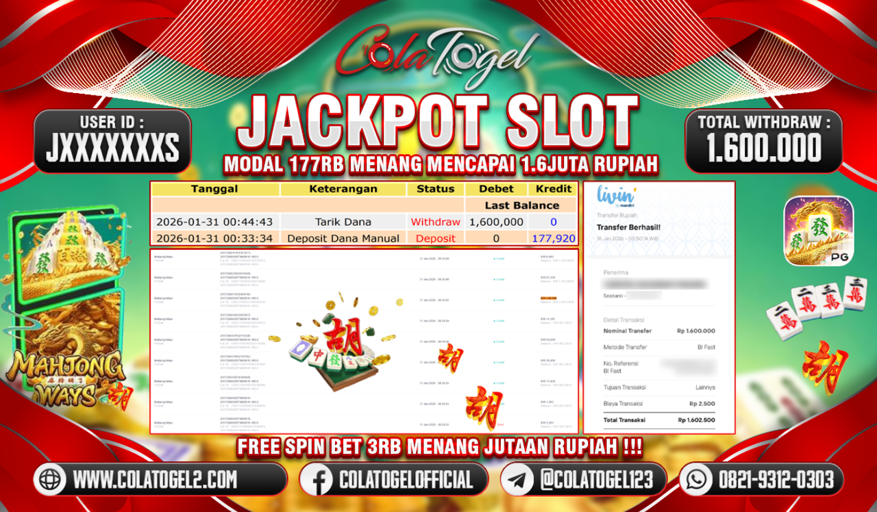 JACKPOT SLOT GACOR!!