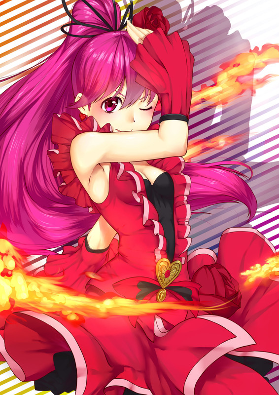 aino-megumi-and-cure-lovely-precure-and-1-more-drawn-by-huai-diao-de-zongzi-8376cde348b1adca84a26