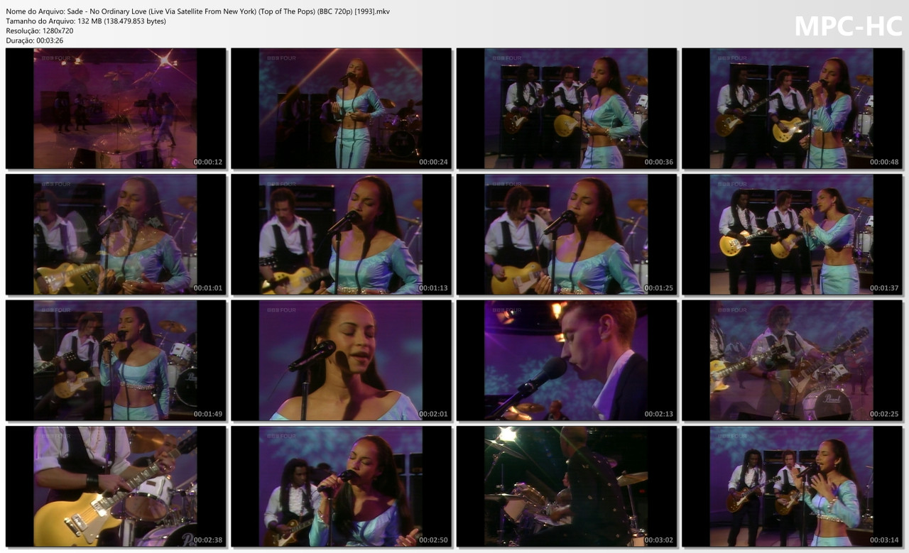 Sade - No Ordinary Love (Live Via Satellite From New York) (Top of The Pops) (BBC HD 720p) [10.06.19