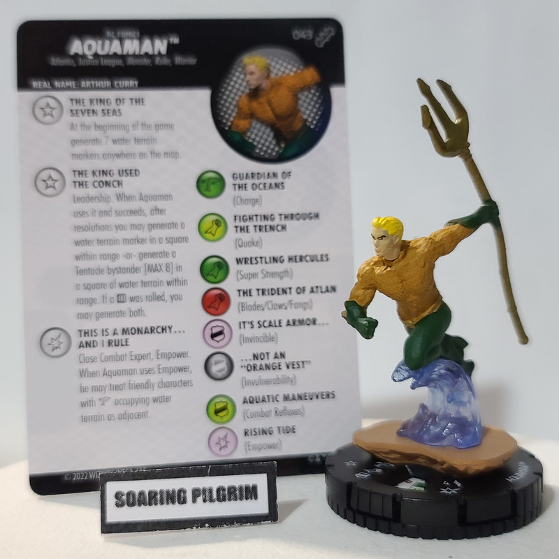 DC Heroclix AQUAMAN - 043 - RARE Batman Team-Up #43 | eBay