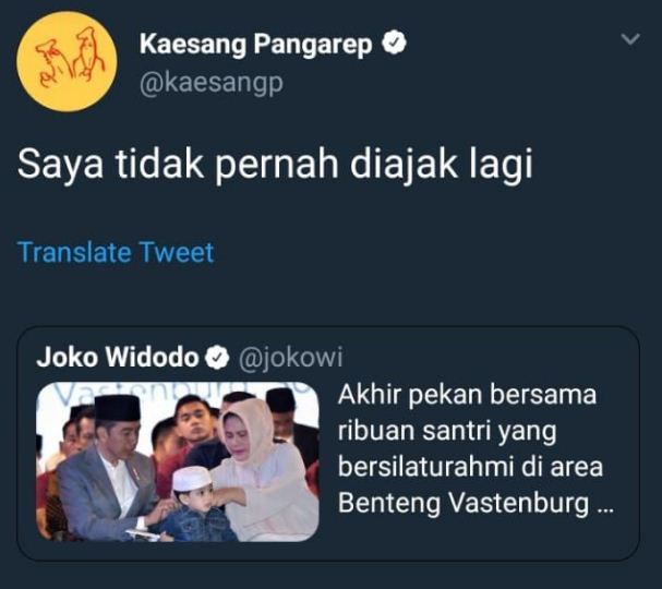 Cuitan Kaesang