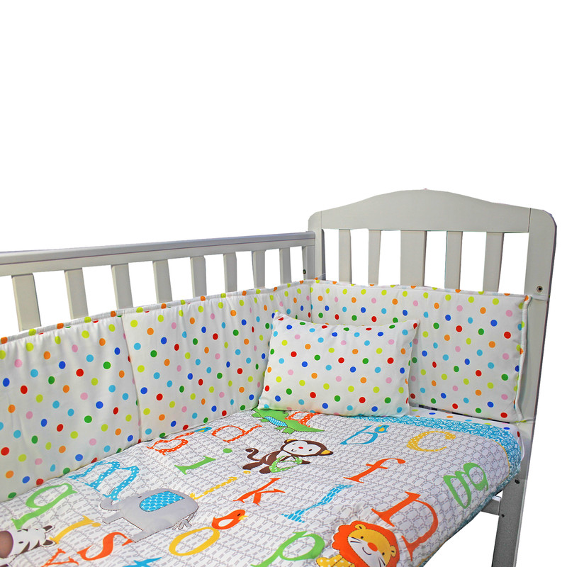 Complete Baby Nursery Bed Bedding Set Cot Abc Duvet Bumper Fitted