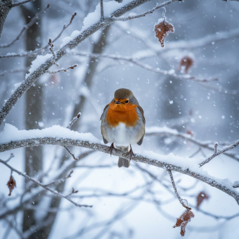 Backyard birds in winter