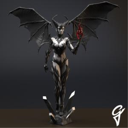 Diqual Queen of Pain – Gsculpt Art – 3D Print Model Diqual Queen of Pain – Gsculpt Art – 3D Print Model
