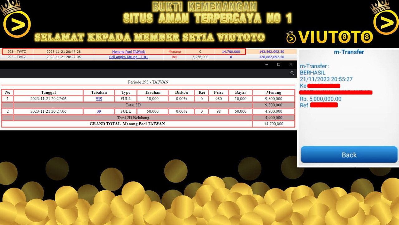 Bukti JP slot hari ini