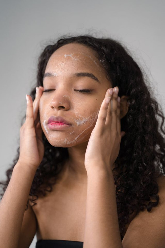 cleansing, the first step of morning autumn skincare routine