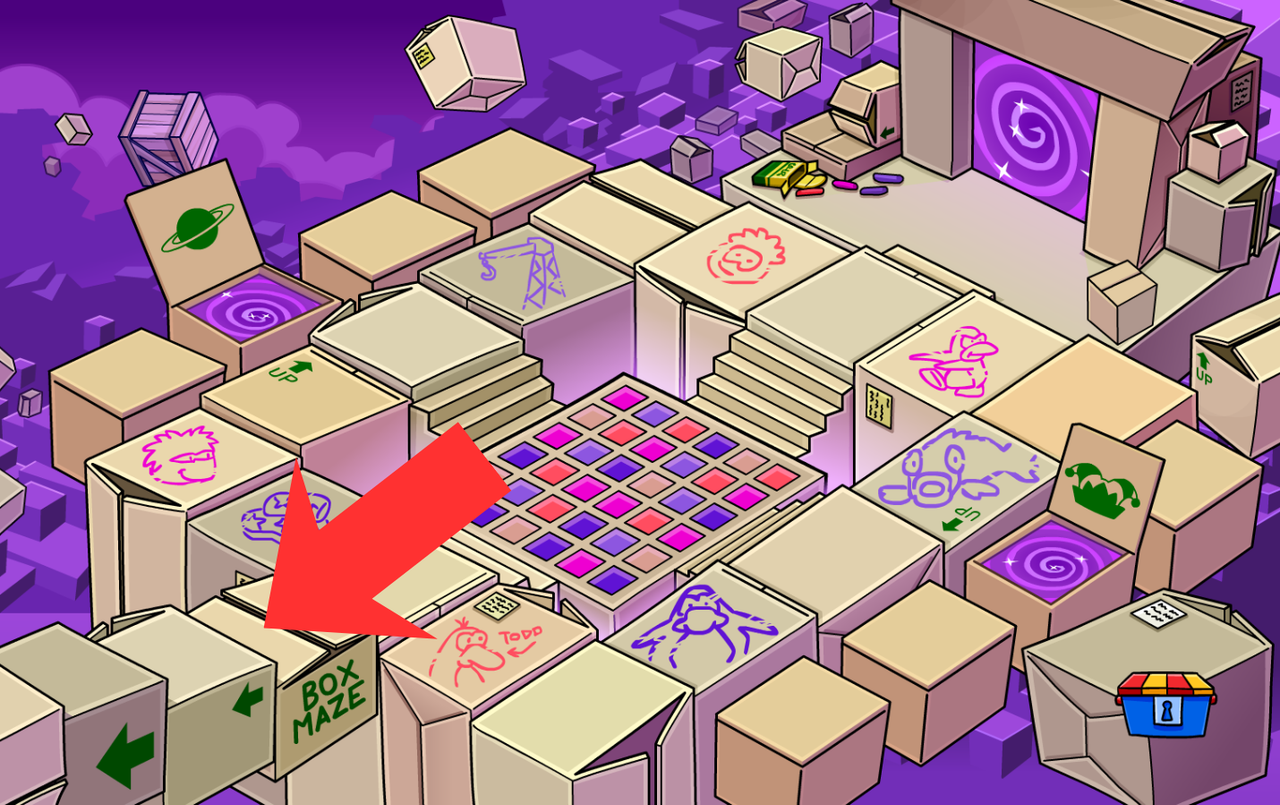CPJourney April Fools 2026 Party- Box Maze Location