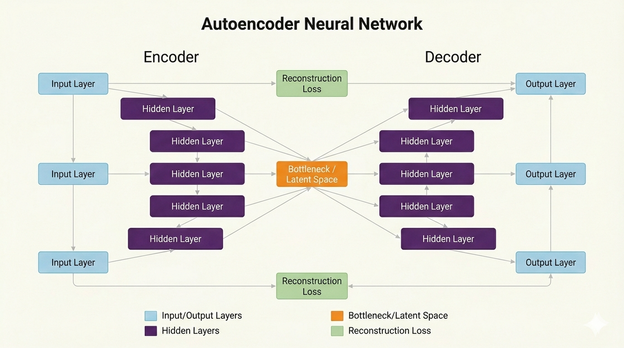 Autoencoder compressing and reconstructing data