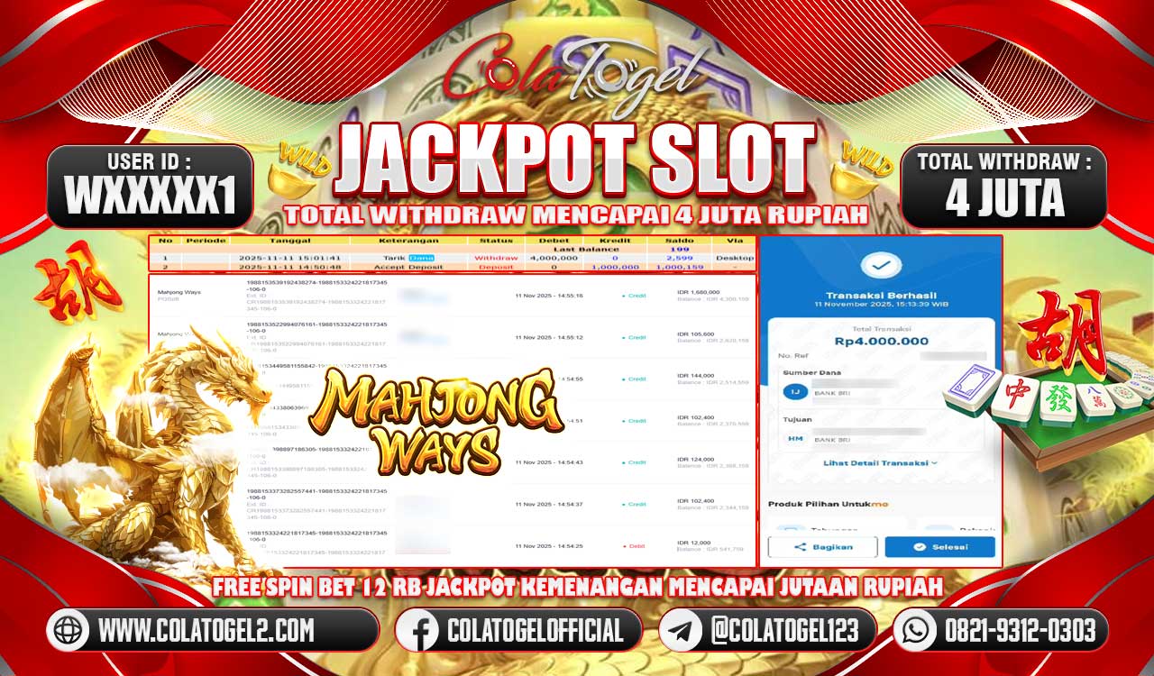 JACKPOT SLOT GACOR!!