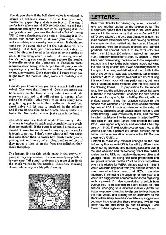 RZRD500 OWNERS GROUP NEWSLETTER VOL 6 NO 4-4