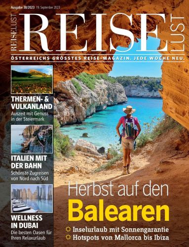 Cover: Reiselust Magazin No 38 vom 19  September 2023