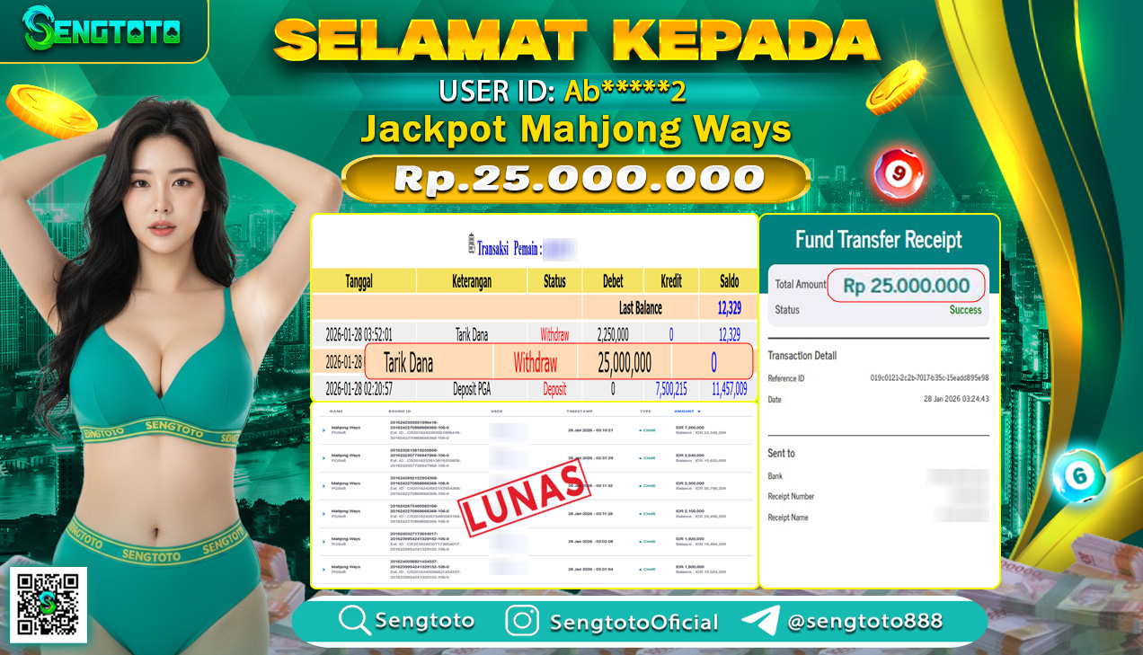 BUKTI PEMBAYARAN SLOT MAHJONG WAYS