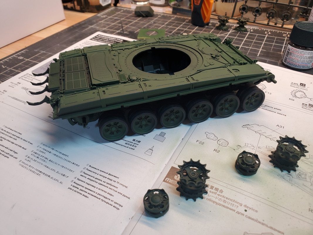 Meng Russian T-72 in Ukraine WIP 4/19 - Armor - Finescale Meng Russian T-72 in Ukraine WIP 4/19 - Armor - Finescale