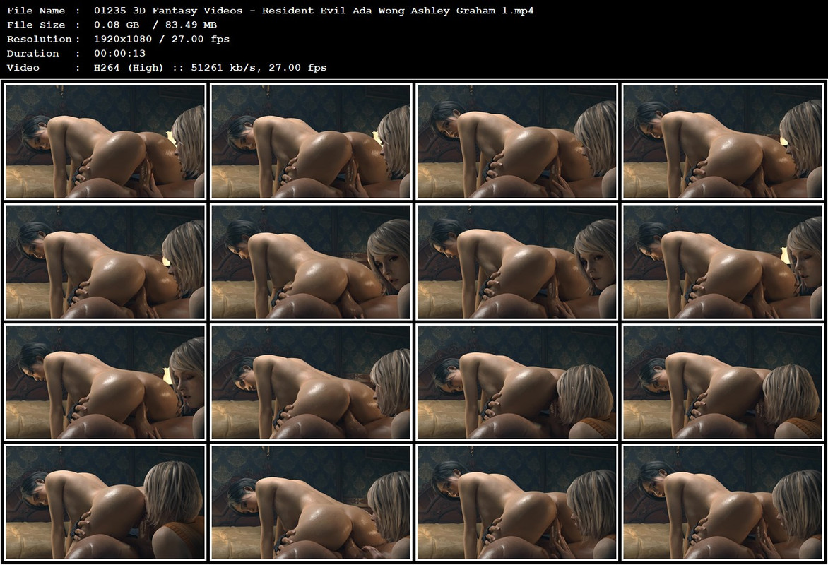 01235 3D Fantasy Videos - Resident Evil Ada Wong Ashley Graham 1.mp4