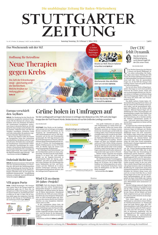 28 02 2026 Stuttgarter Zeitung 01
