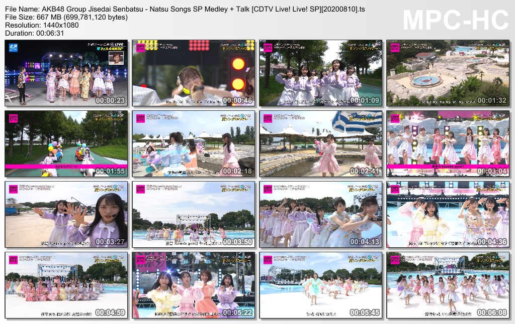 AKB48 Group Jisedai Senbatsu - Natsu Songs SP Medley   Talk [CDTV Live! Live! SP][20200810].ts_thumb