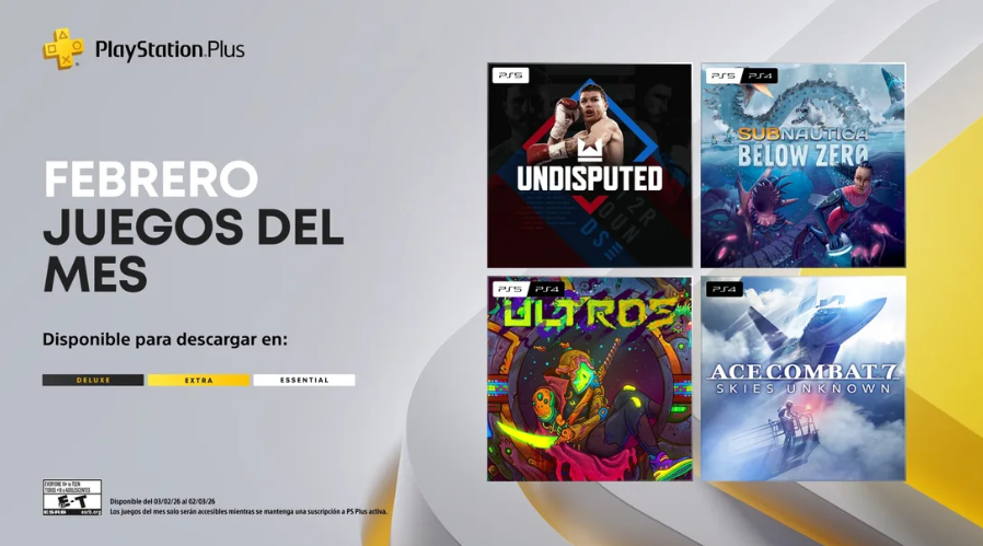 Juegos Mensuales de PlayStation Plus – Febrero 2026