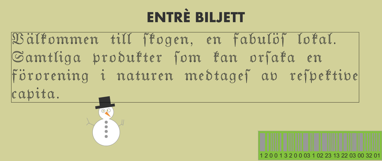 Biljetten