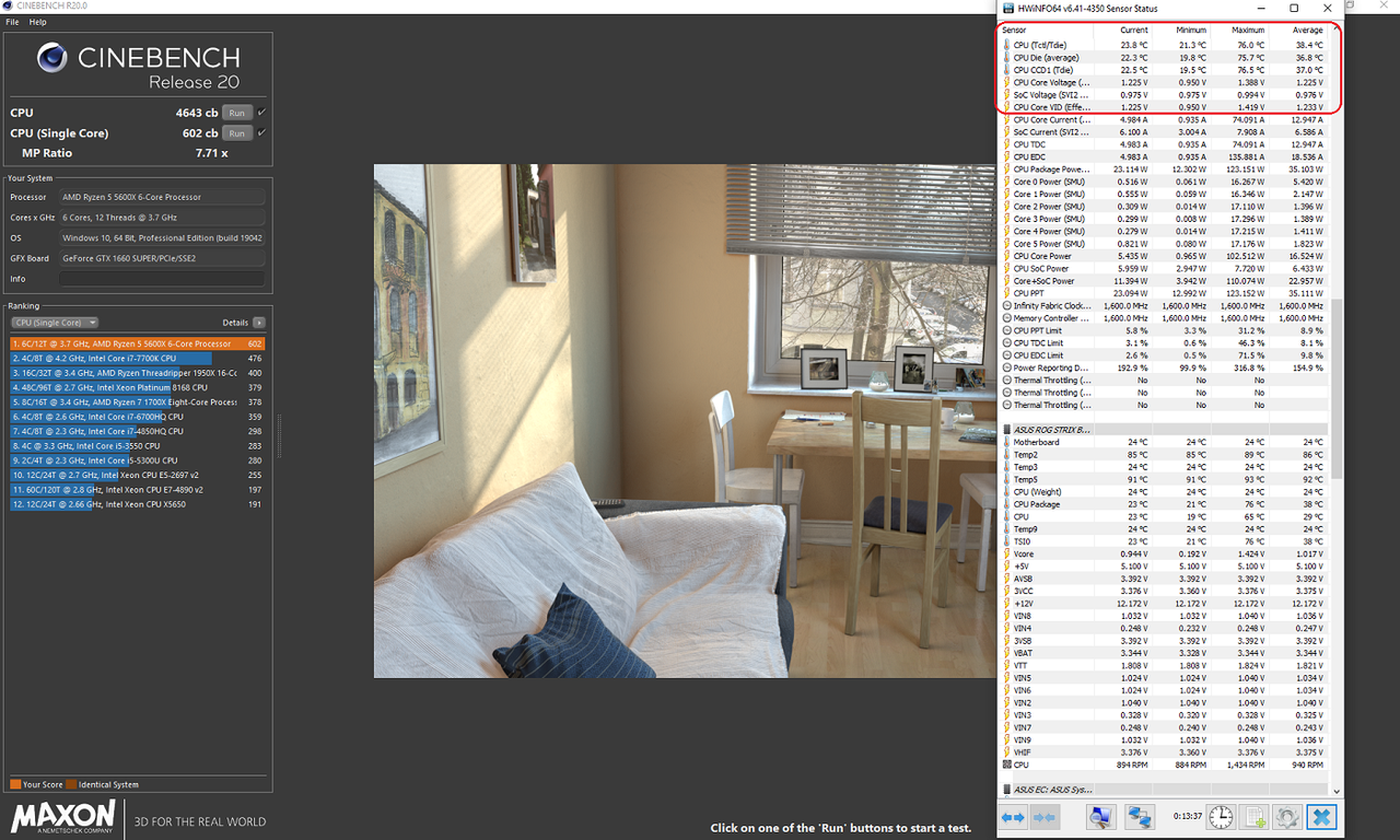 Cinebench 2.0 ryzen 5600x 3200mhz