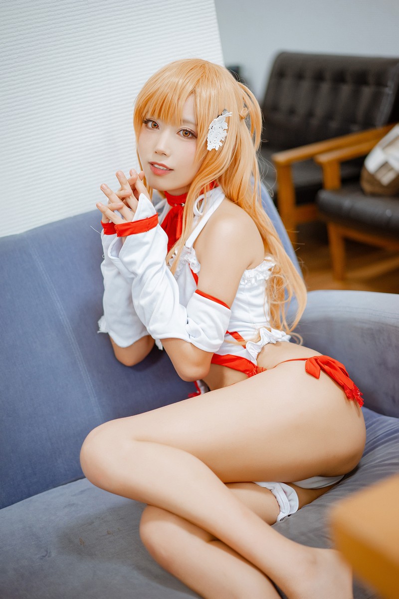 切切Celia 亚丝娜内衣 Asuna Cosplay 写真图集 93P插图1