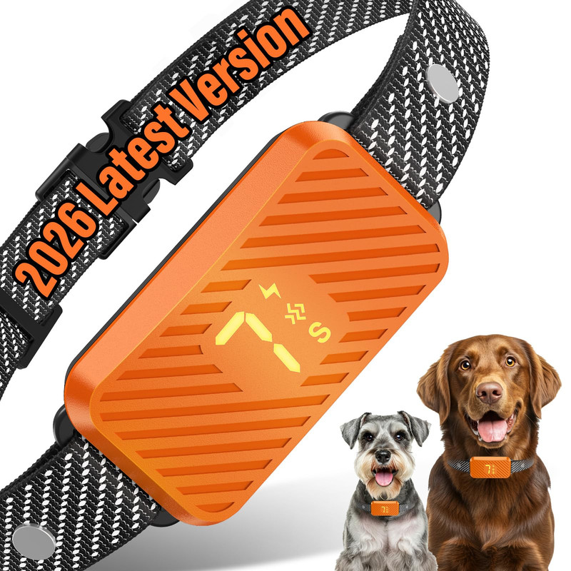 Smart Bark Collar 7 Sensitivity 3 Modes Orange