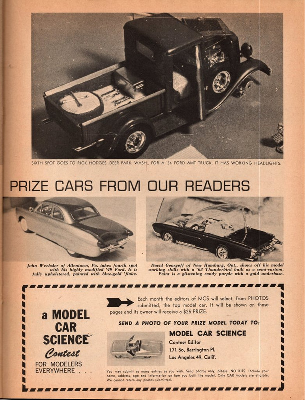 Model Car Science August 1963 SlotForum