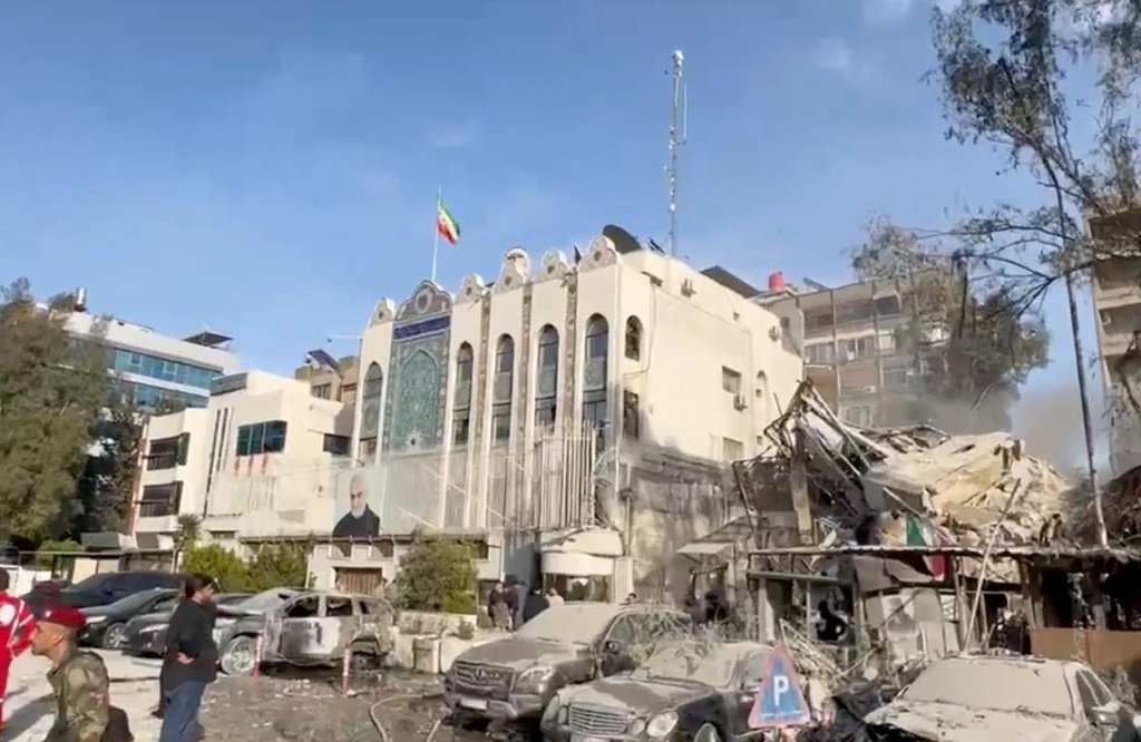 Residencia de embajada de Irán en Damasco