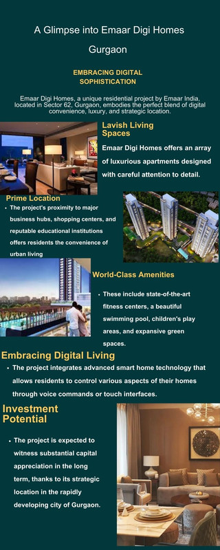 A Glimpse into Emaar Digi Homes Gurgaon