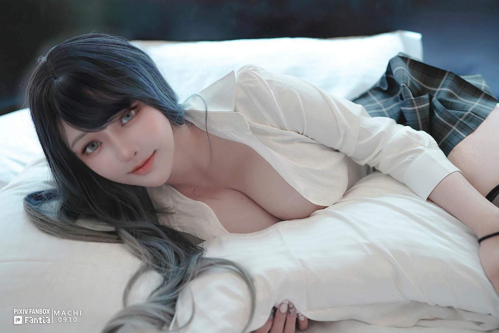 Machi马吉 JK 制服写真集｜青春系JK主题高清图集（38P-92.5M）插图3