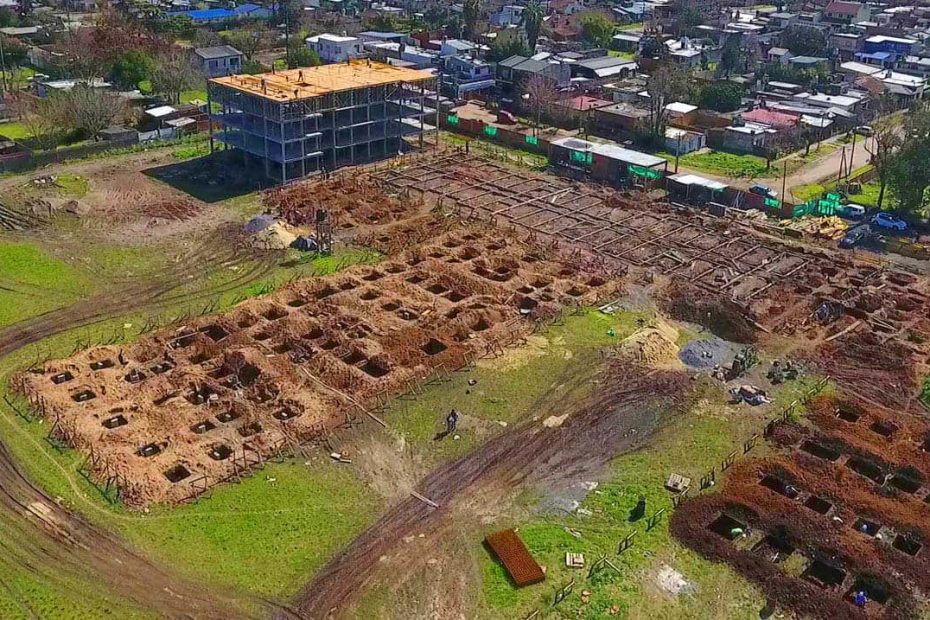 Encofrado del Módulo A, Bases del Módulo B, C, D y del SUM I