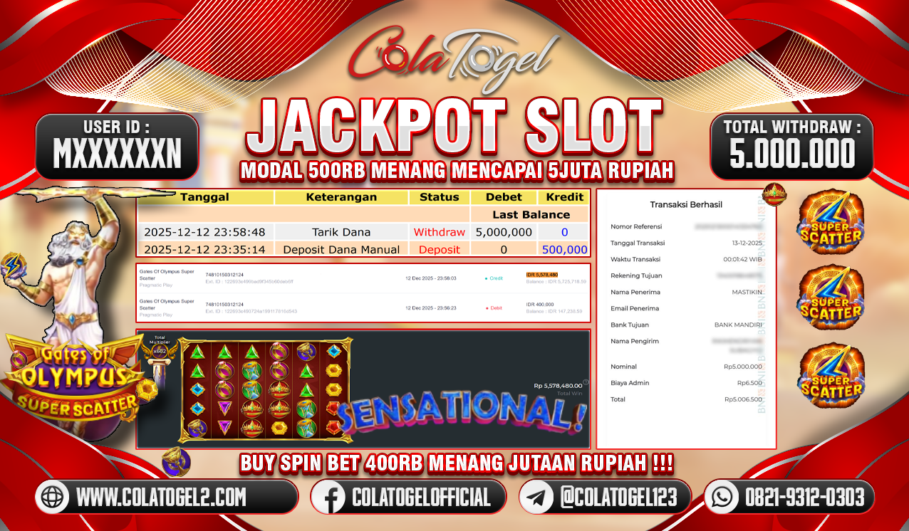 JACKPOT SLOT GACOR!!