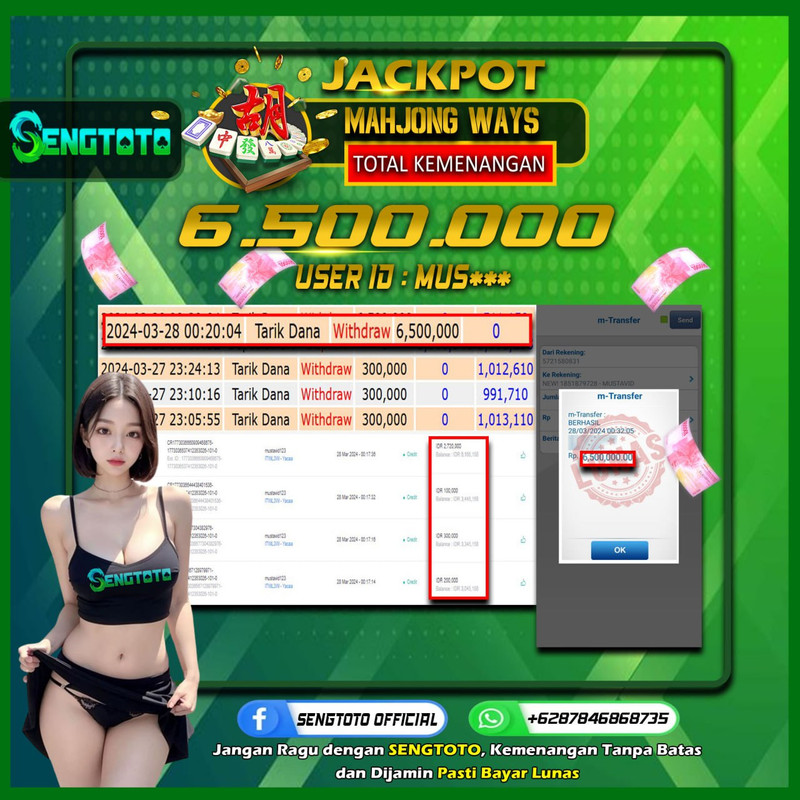 BUKTI PEMBAYARAN SLOT MAHJONG WAYS