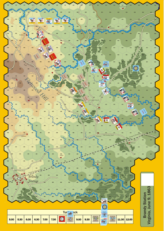 Brandy Station 1863Map