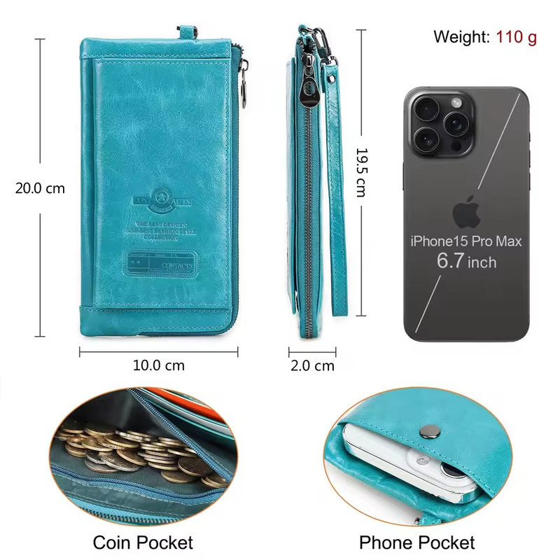 Genuine Leather Women Wallet