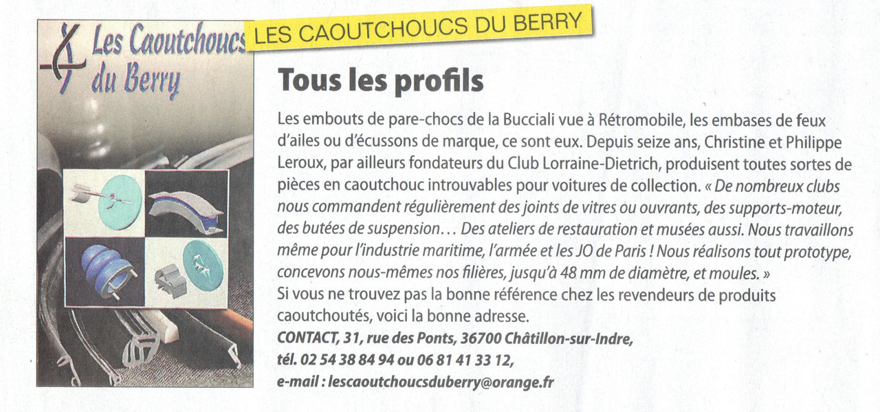 Les Caoutchoucs du Berry